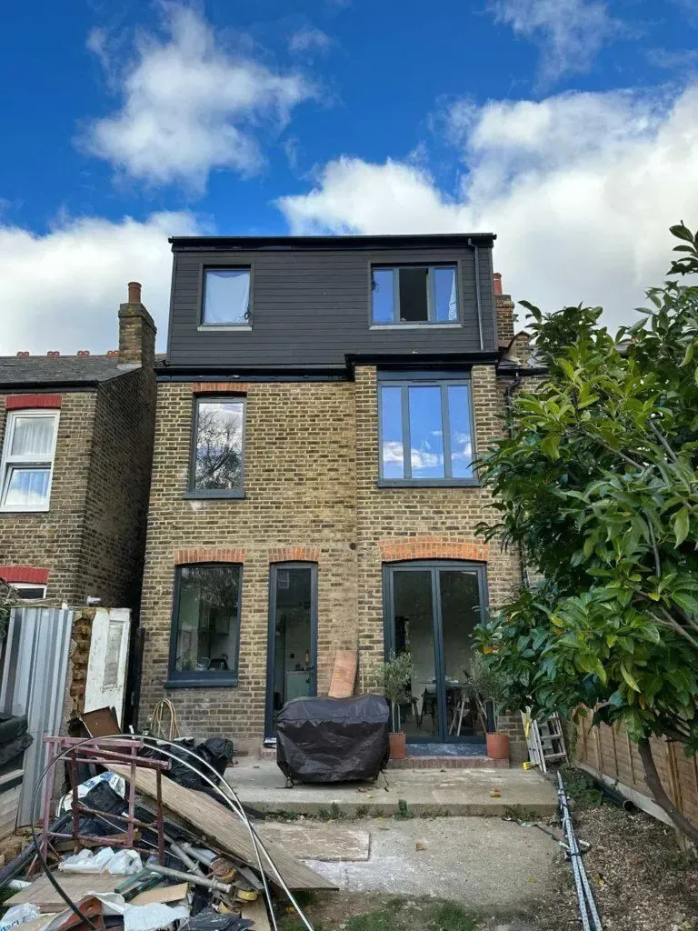 Loft conversion with rear dormer on a West London terrace